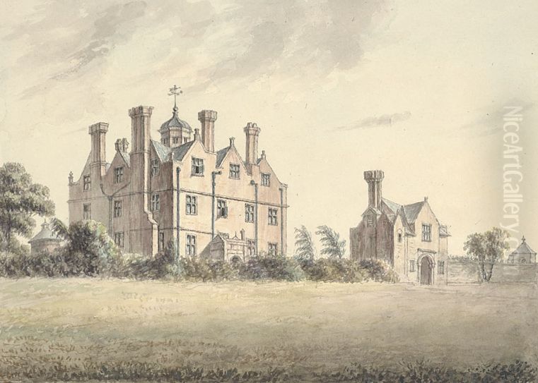 Red Hall Oil Painting by John Ingleby