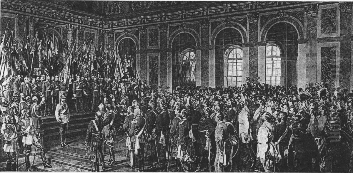 The imperial proclamation 1871 Oil Painting by Anton von Werner