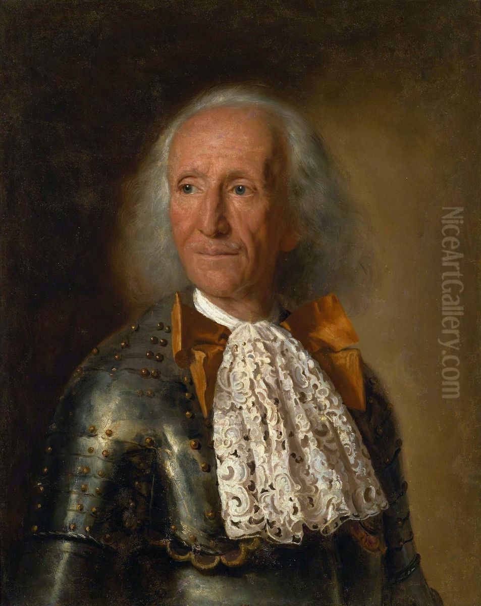 Portrait of Duke Orazio Archinto (1611-1683) Oil Painting by Jacob Ferdinand Voet