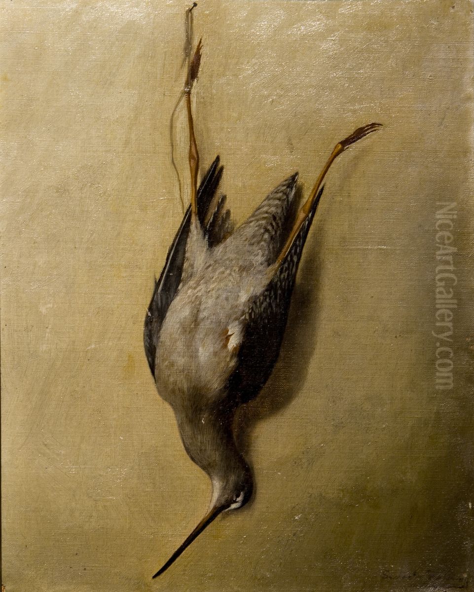 Nature morte (Woodcock) Oil Painting by Severin Falkman