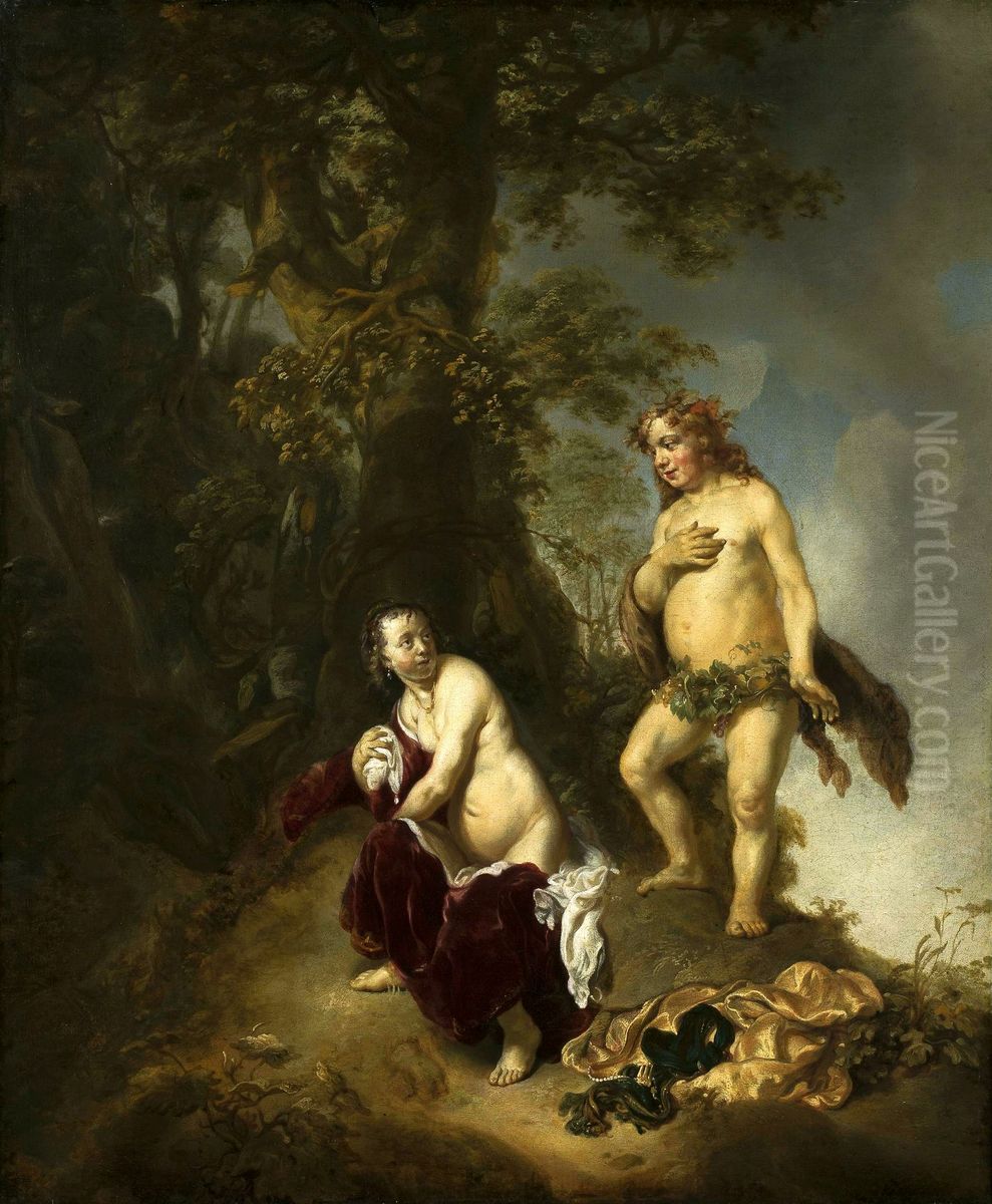 Bacchus and Ariadne Oil Painting by Jacob Adriaensz Backer