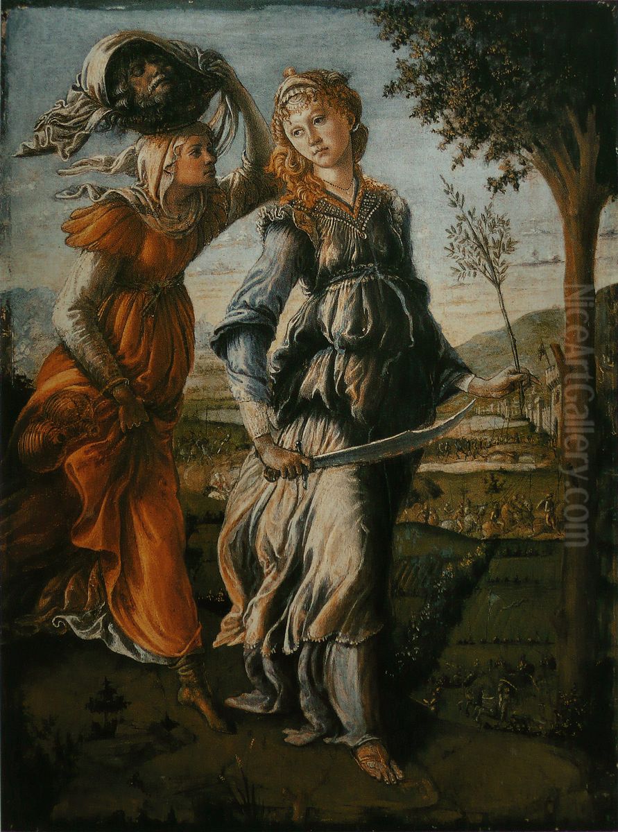 The Return of Judith to Bethulia Oil Painting by Sandro Botticelli