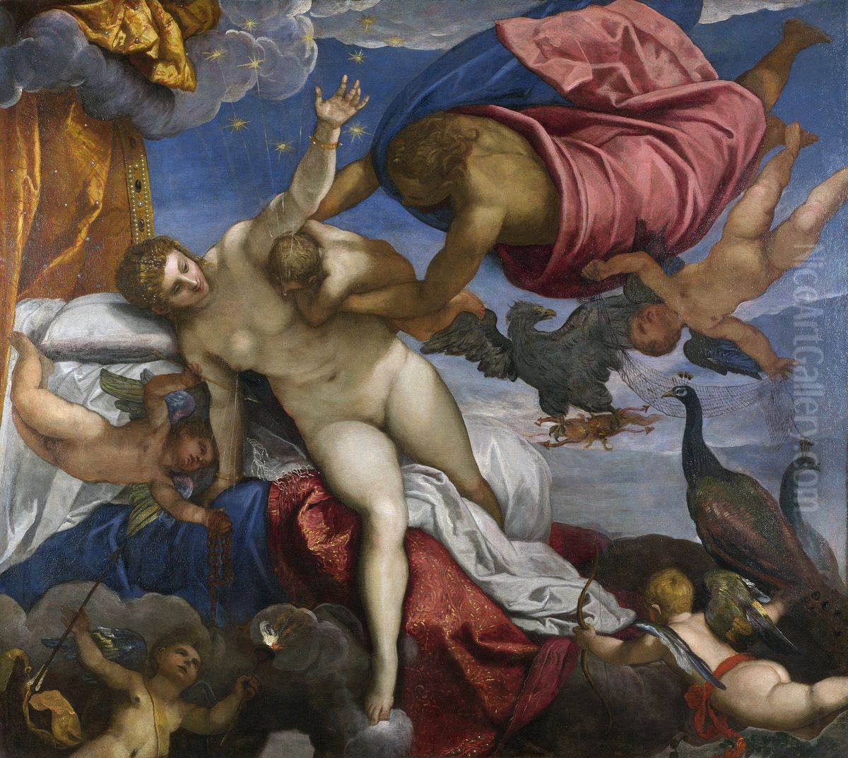 The Origin of the Milky Way Oil Painting by Jacopo Tintoretto
