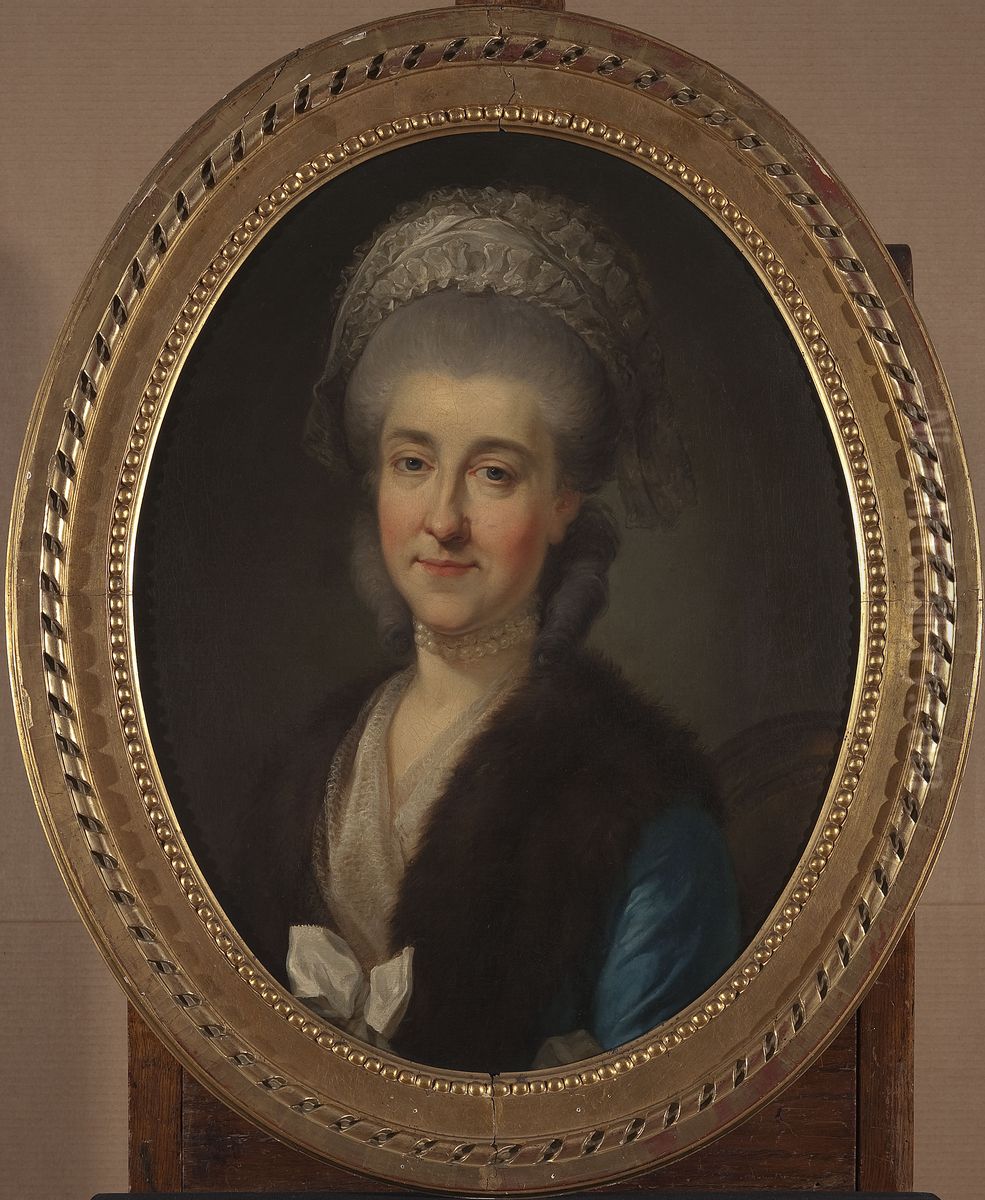 Portrait of Izabela Poniatowska. Oil Painting by Marcello Bacciarelli