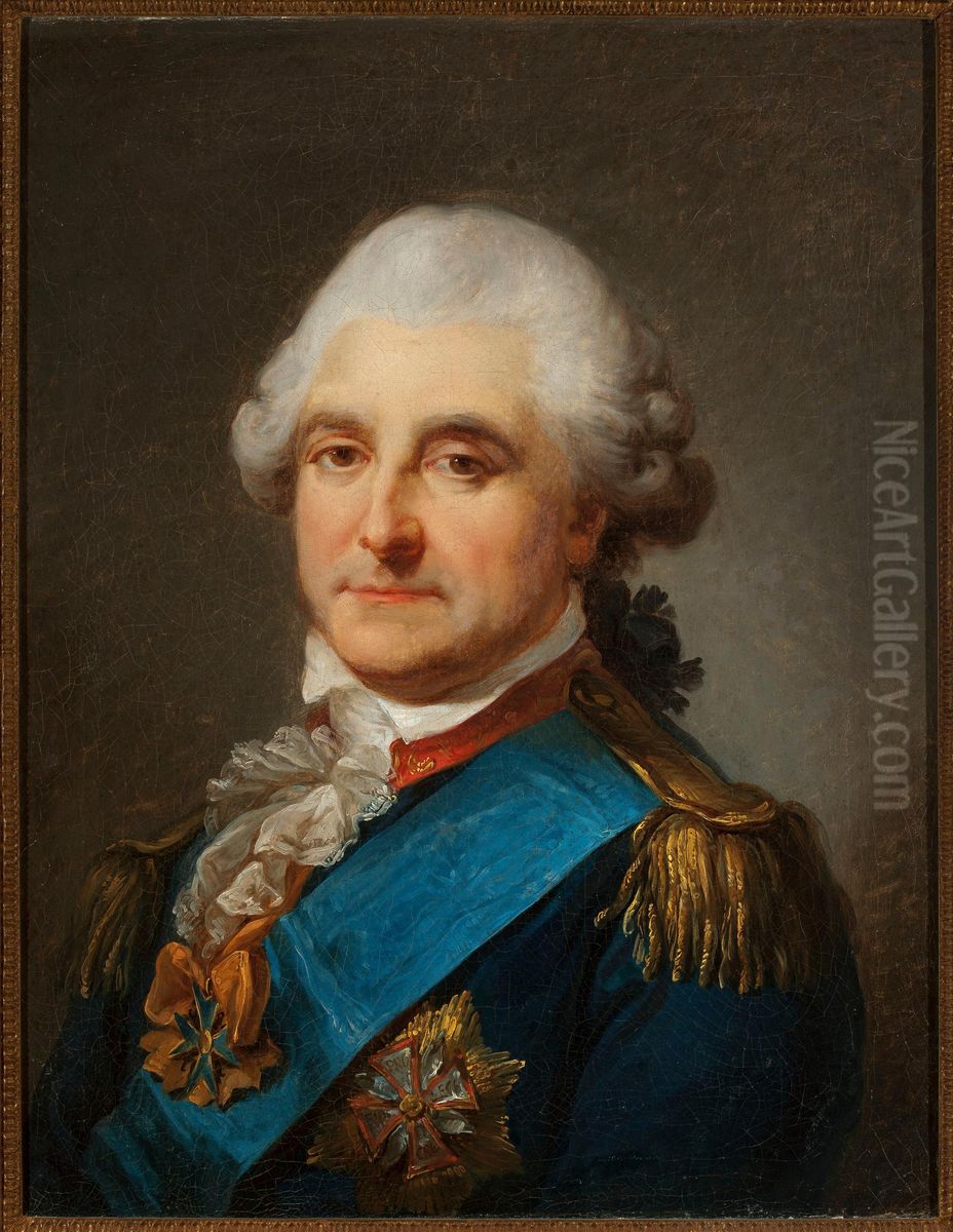 Portret Stanislawa Augusta Poniatowskiego Oil Painting by Marcello Bacciarelli