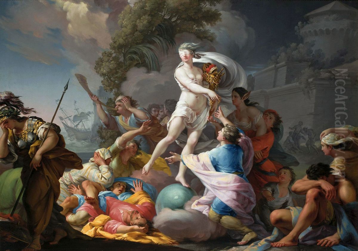 Fortune. Oil Painting by Taddeo Kuntze