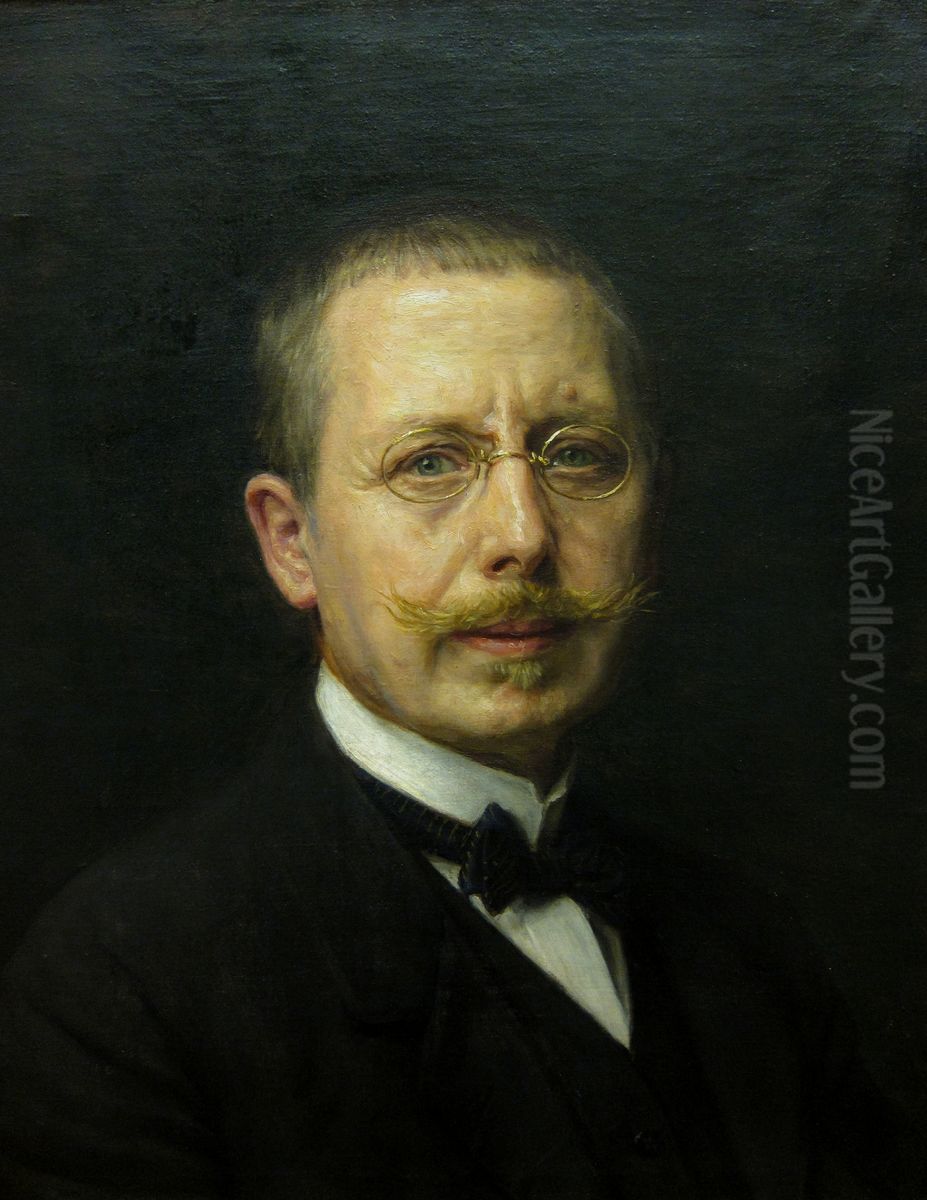 Self-portrait Oil Painting by Remy Cogghe