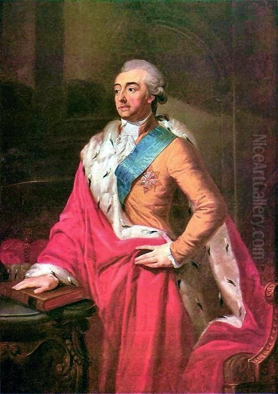 Portrait of Adam Kazimierz Czartoryski. Oil Painting by Jozef Peszka