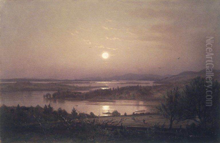 Lake Winnipesaukee Oil Painting by William Trost Richards