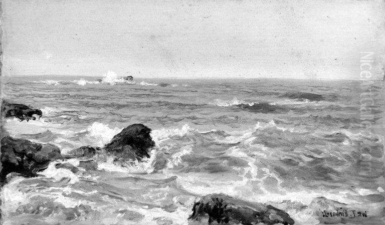 Marine Study Oil Painting by William Trost Richards