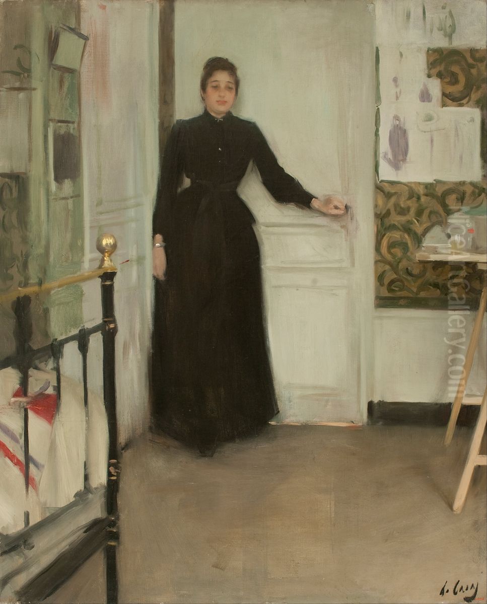 Interior Oil Painting by Ramon Casas