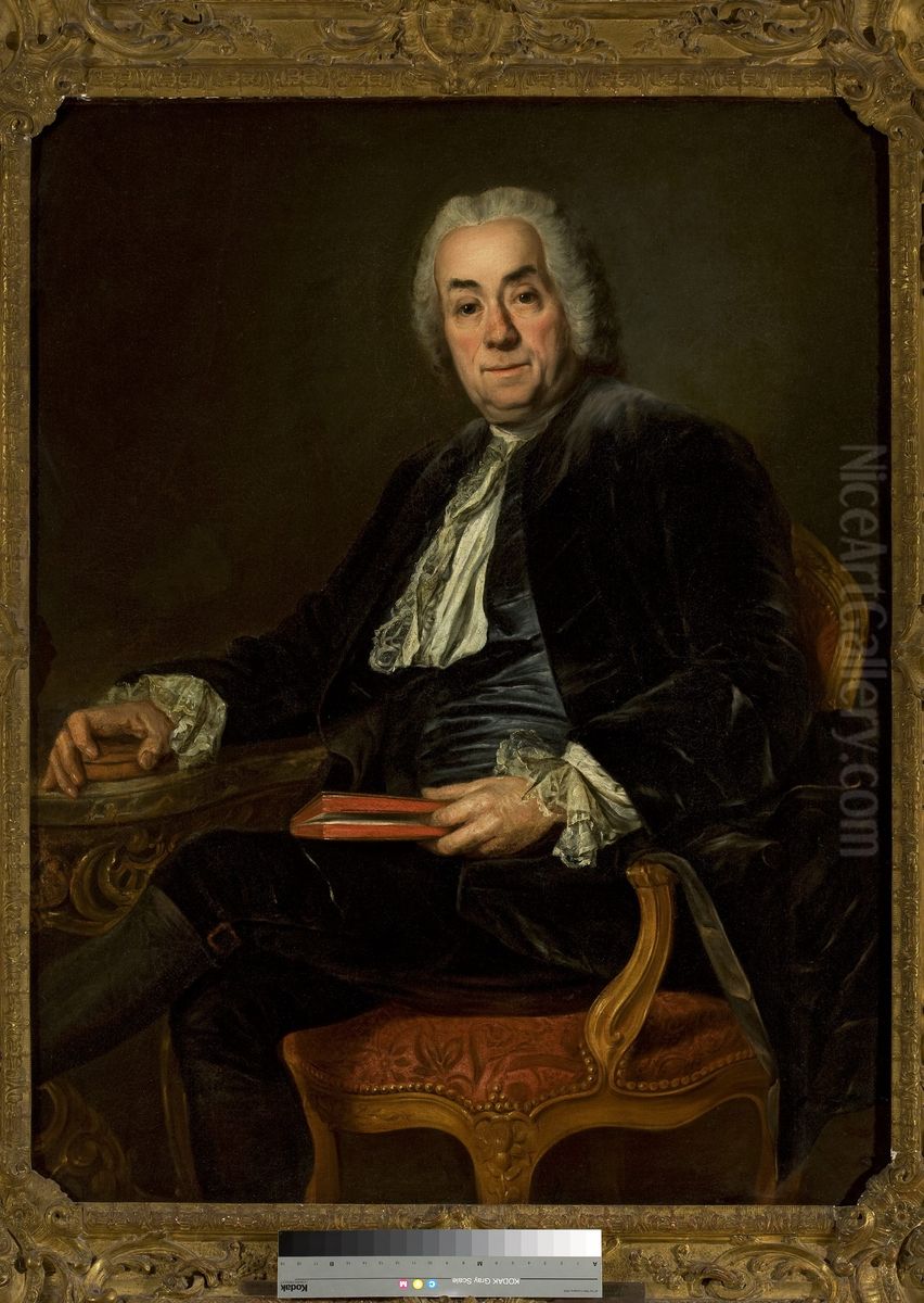Portrait of Count de Caylus Oil Painting by Alexander Roslin