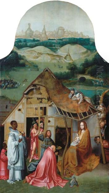 Adoration of the Magi Oil Painting by Hieronymous Bosch