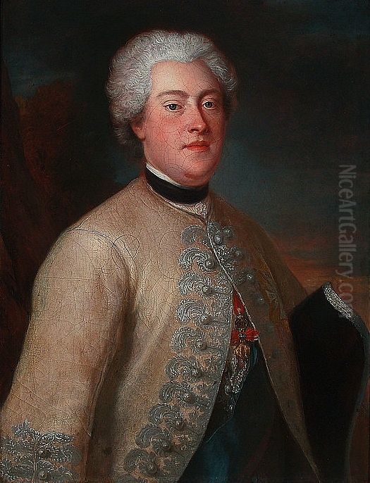 Portret ksiecia Augusta, pozniejszego Augusta III (1696-1763) Oil Painting by Louis de Silvestre