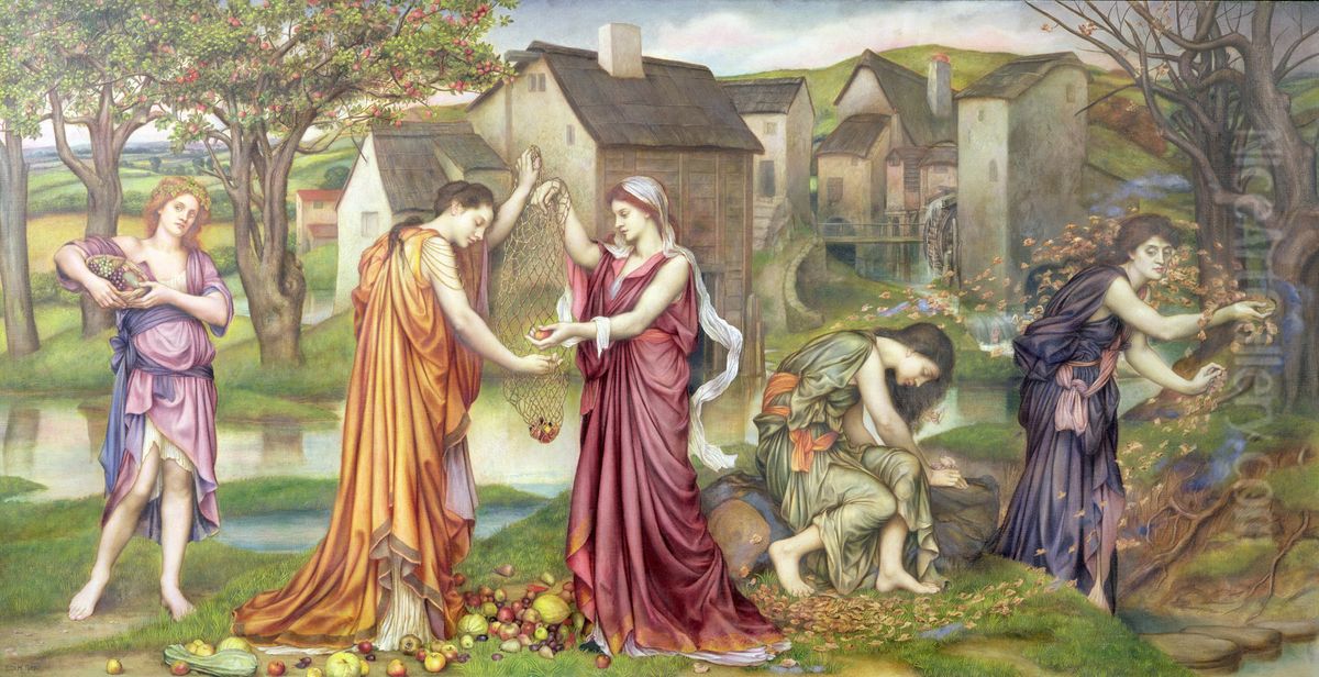 The Cadence of Autumn Oil Painting by Evelyn de Morgan