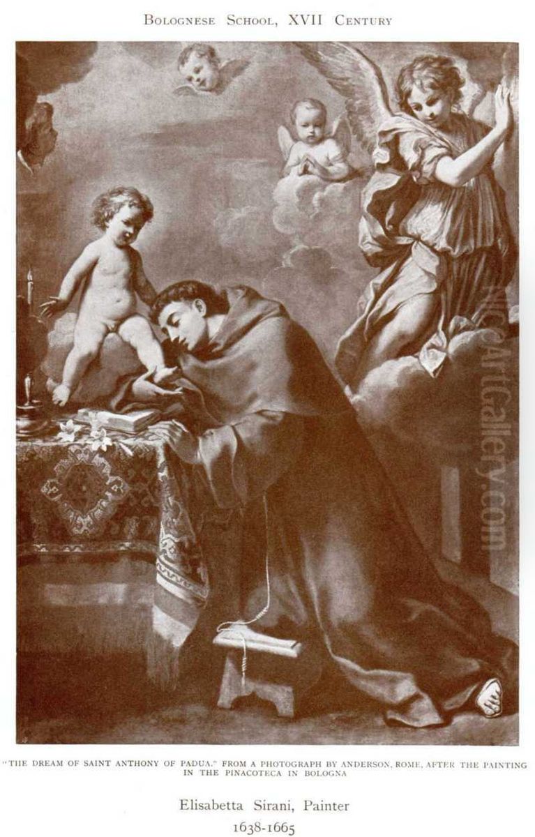 The Dream of St. Anthony Oil Painting by Elisabetta Sirani