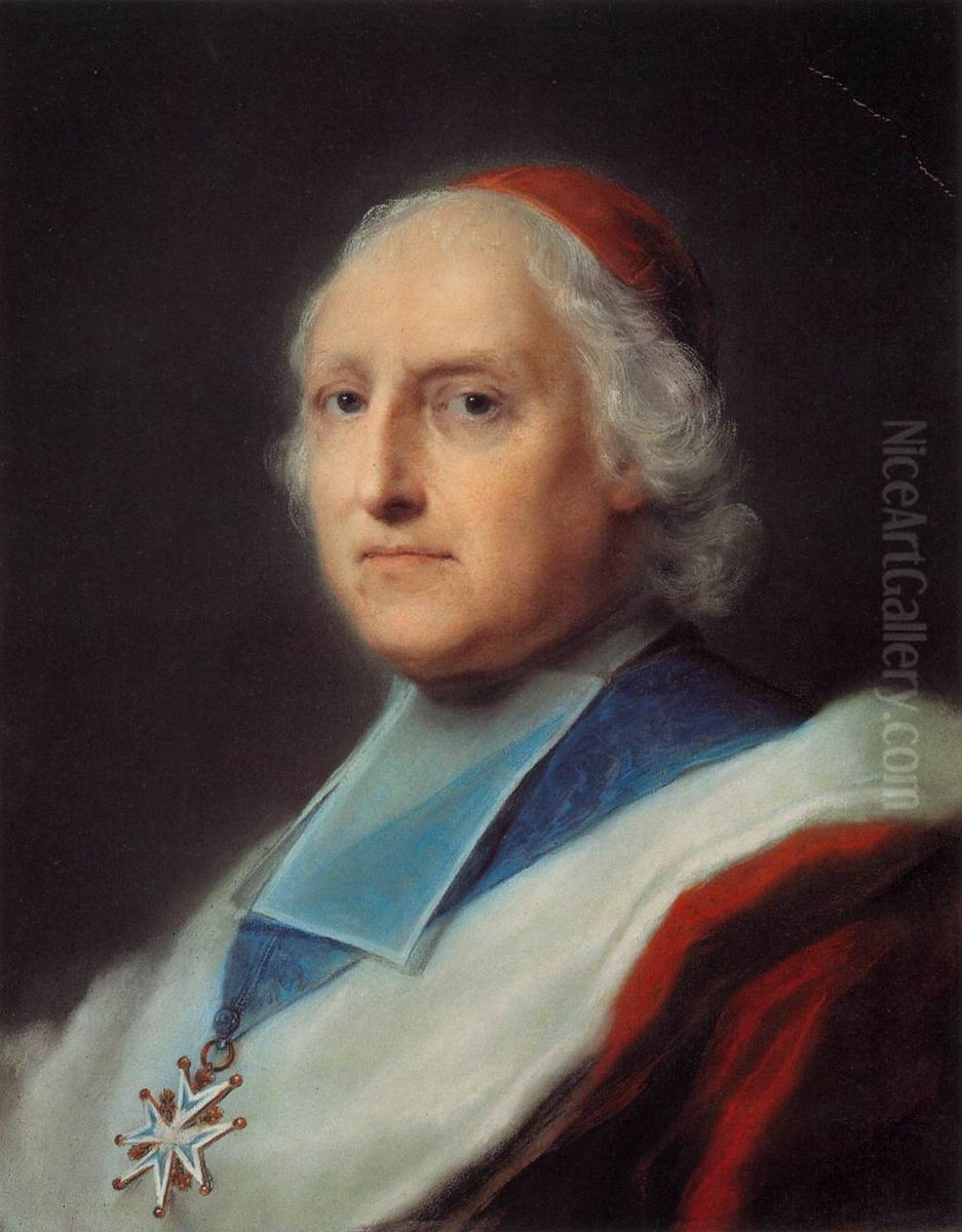 Portrait ofCardinal de Polignac(1661-1742) Oil Painting by Rosalba Carriera