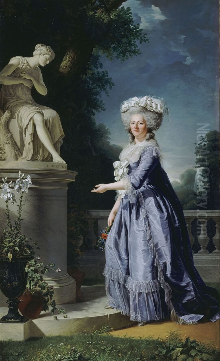 Victoire Louise Marie Therese de France, dite Madame Victoire(1733-1799) Oil Painting by Adelaide Labille-Guiard