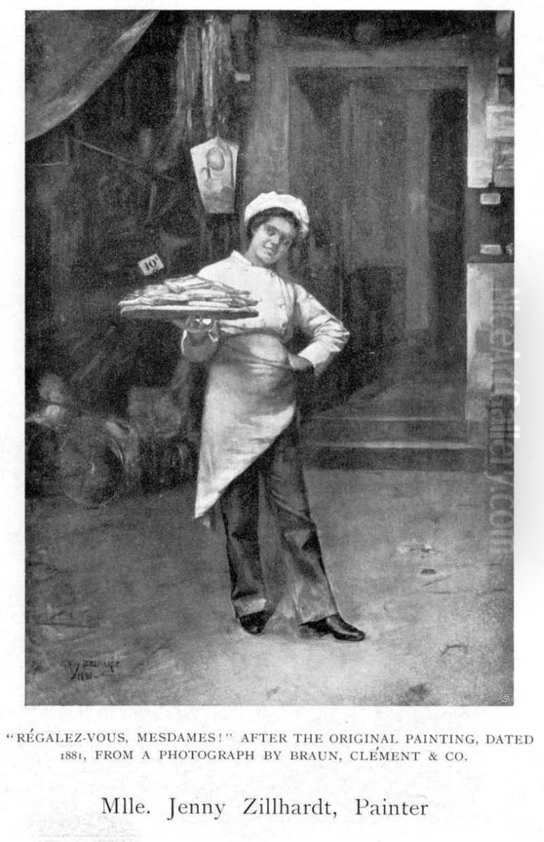 Regalez-vous Mesdames! Oil Painting by Jenny Zillhardt