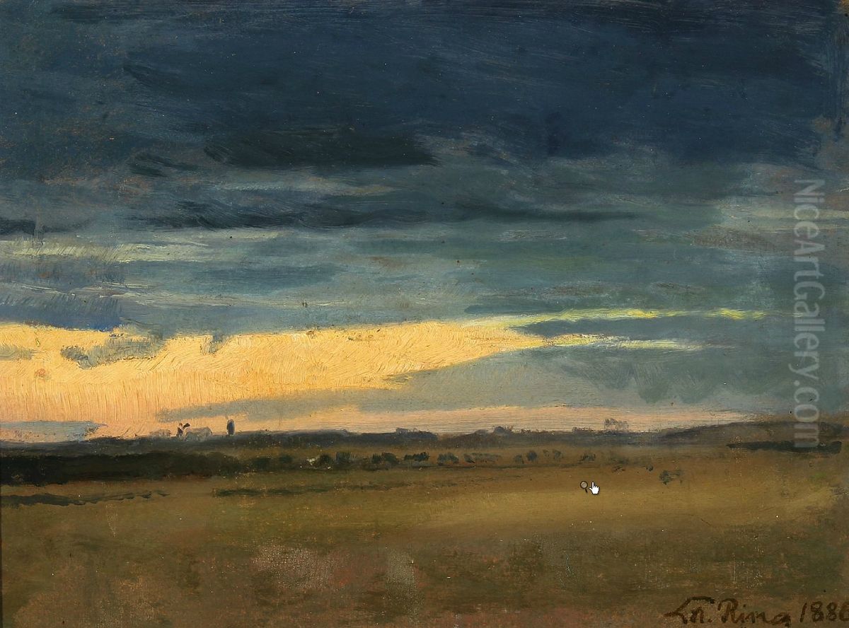 no default Oil Painting by Laurits Andersen Ring