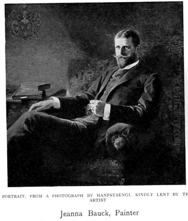 Portrait of a man Oil Painting by Jeanna Bauck