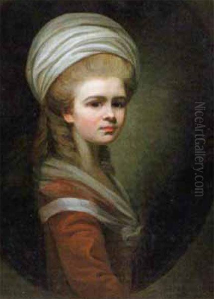 Self-portrait Oil Painting by Maria Louisa Catherine Cecilia Cosway