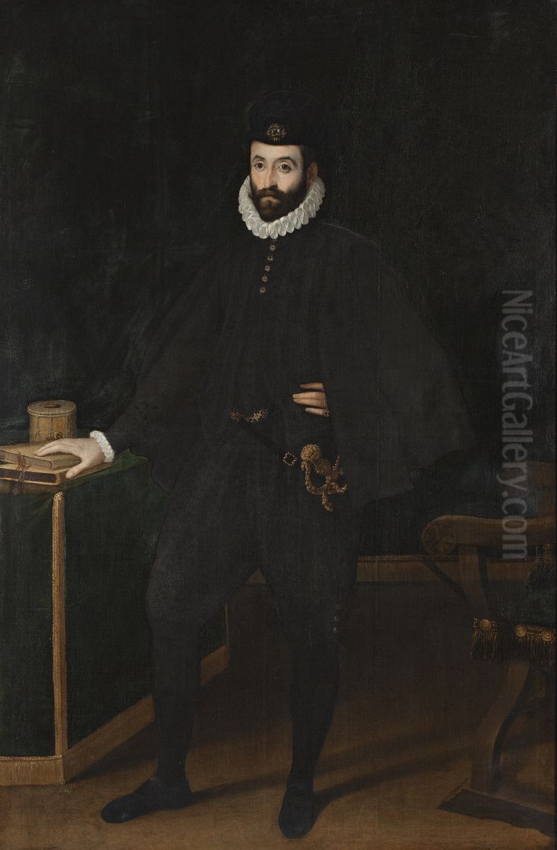 Portrait of Francesco Maria II della Rovere, Duke of Urbino (1549-1631) Oil Painting by Federico Barocci