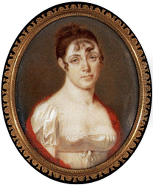 Self-portrait Cornelia Scheffer-Lamme Oil Painting by Cornelia Scheffer