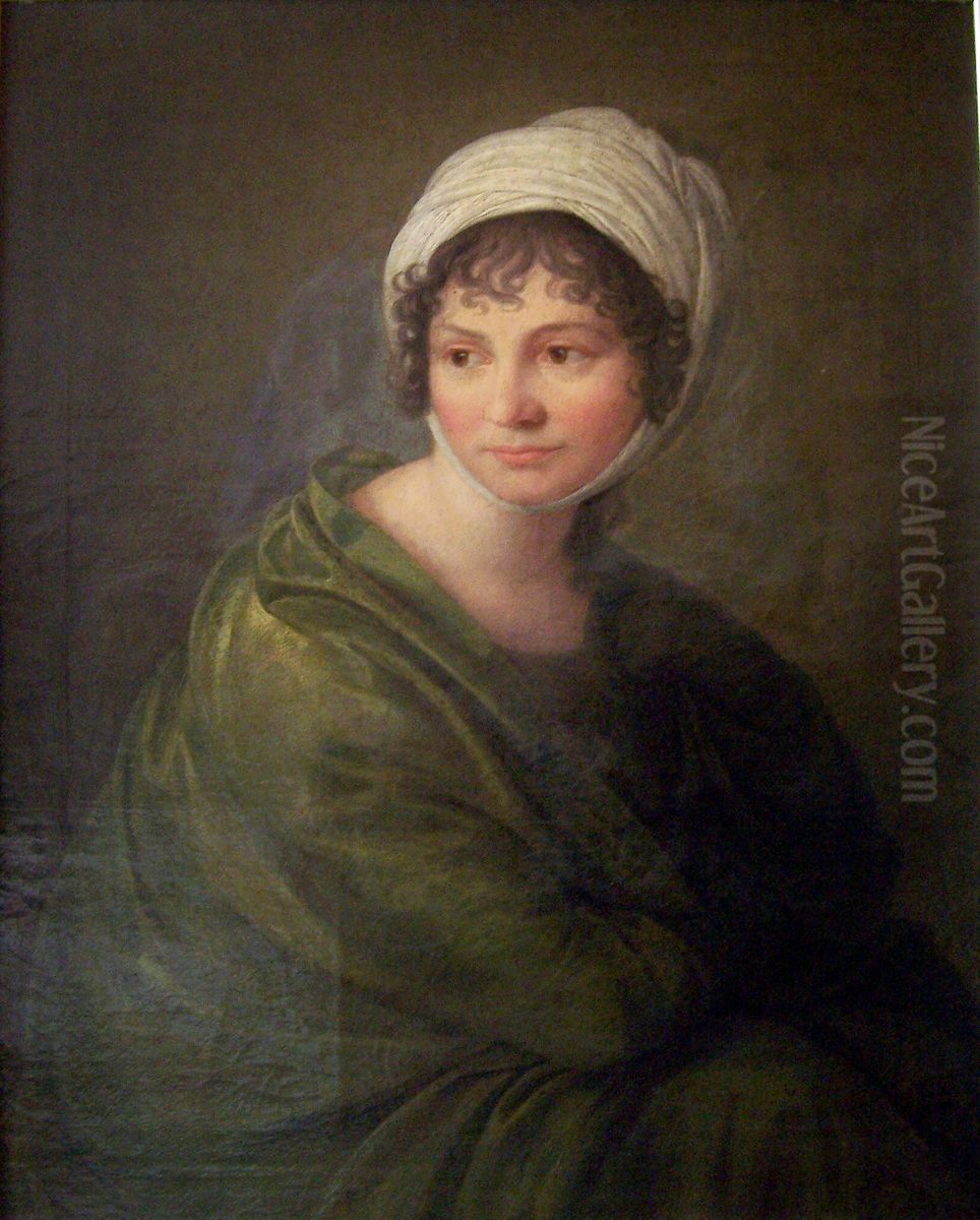 Self-portrait Oil Painting by Dora Stock