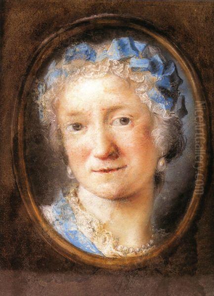 Self-portrait Oil Painting by Rosalba Carriera