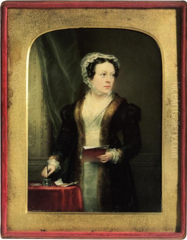 Mrs Christina Robertson Oil Painting by Christina Robertson