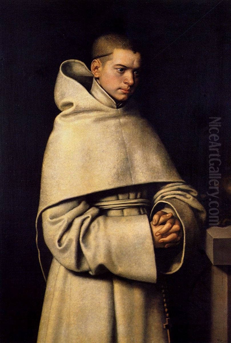 Portrait of a Monk Oil Painting by Sofonisba Anguissola