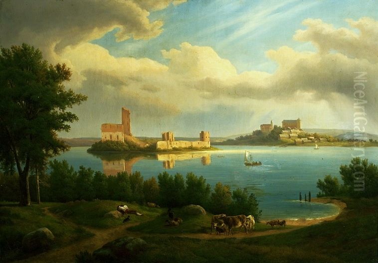 Trakai Oil Painting by Chrystian Breslauer