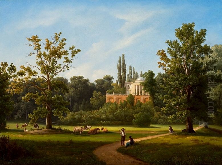 Natolin Oil Painting by Chrystian Breslauer