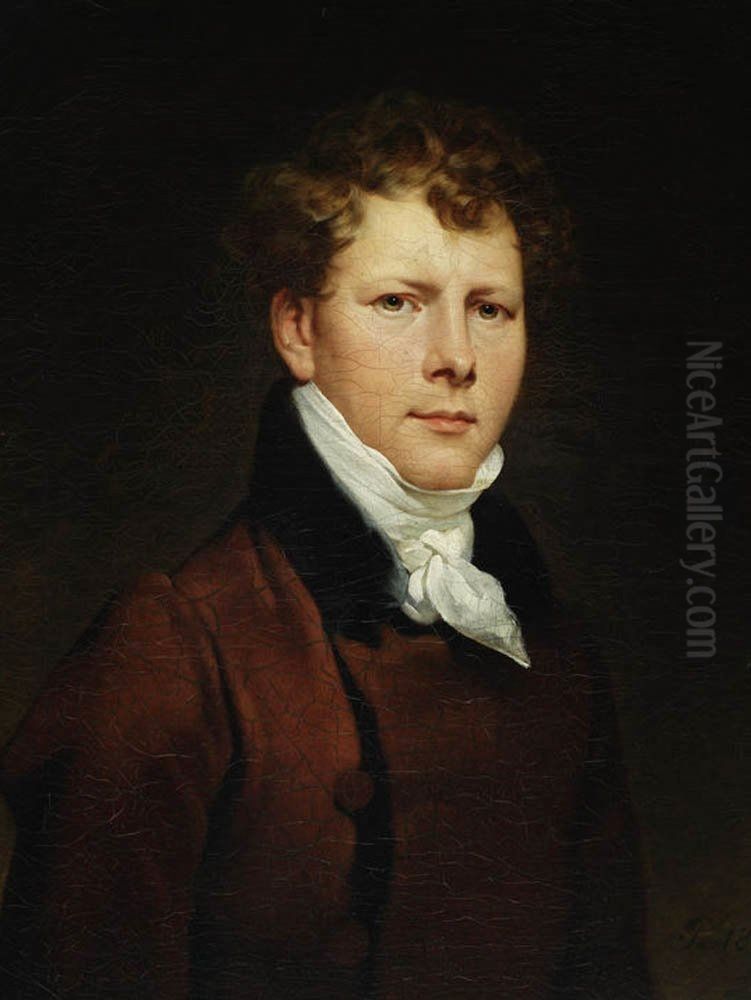 Self-portrait Oil Painting by Antoni Brodowski