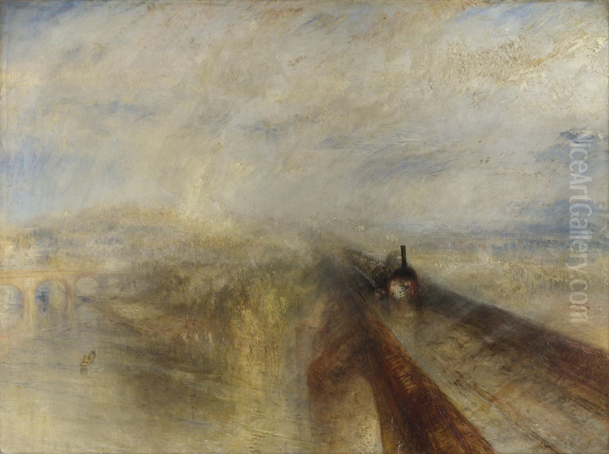 Industrial Revolution Oil Painting by J. M. W. Turner