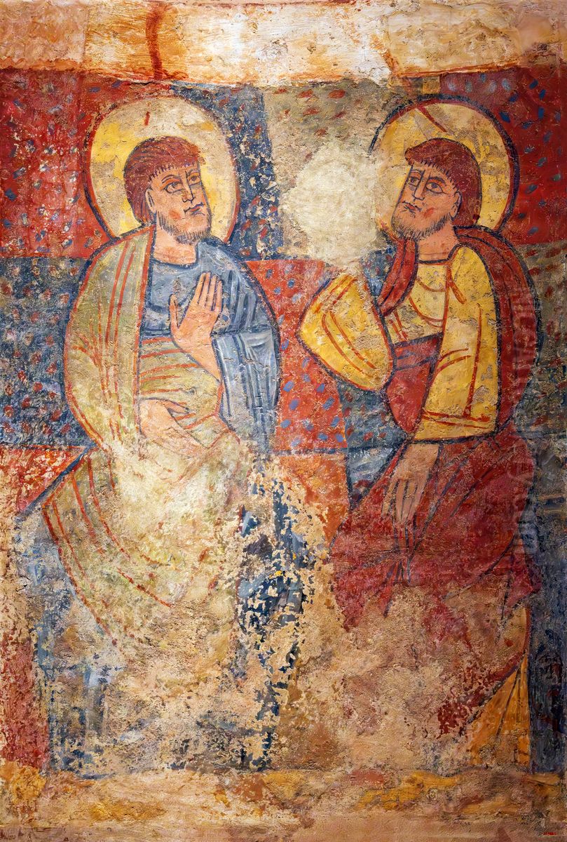 Apostols de la Pentecosta, de Bellcaire Oil Painting by unknown