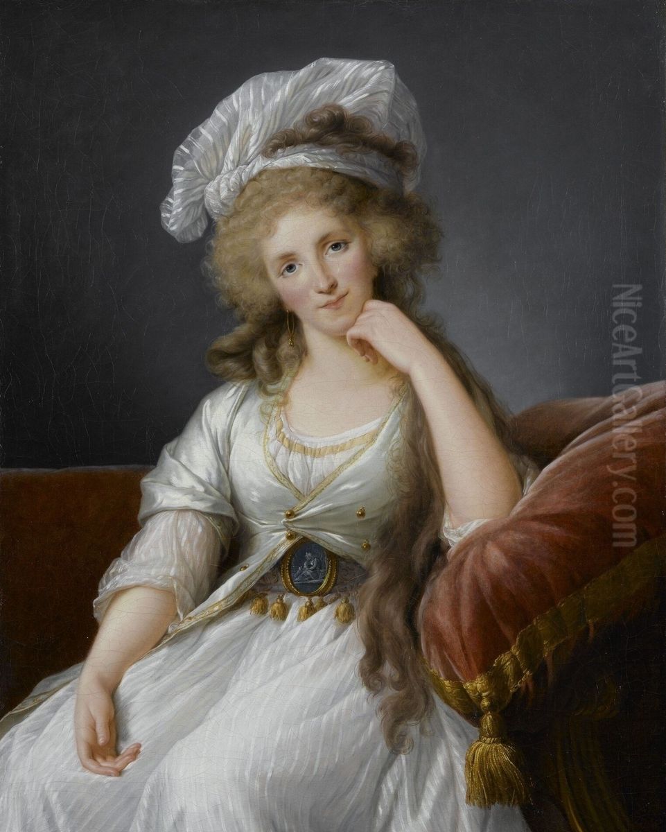 Portrait of the Duchess of Orleans Oil Painting by Elisabeth Louise Vigee Le Brun