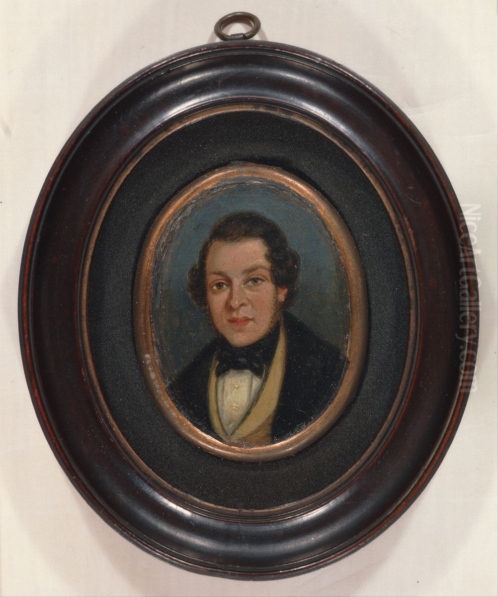 Portrait of Abram Constable, brother of the artist Oil Painting by John Constable