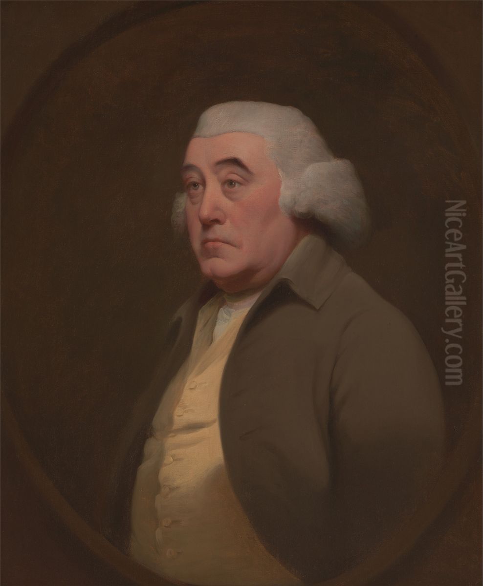 Dr. Richard Wright Oil Painting by Joseph Wright of Derby