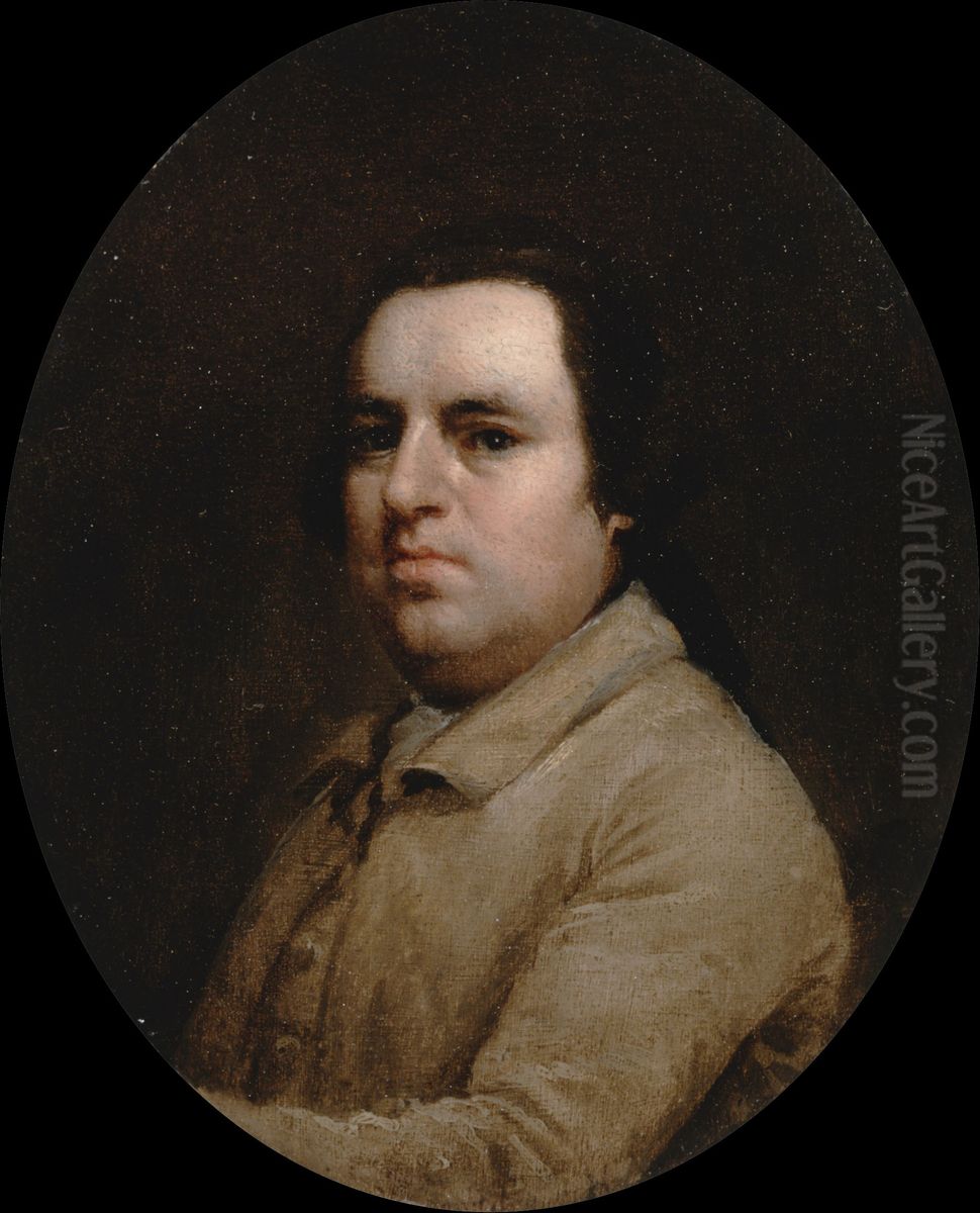 Self-Portrait Oil Painting by George Stubbs
