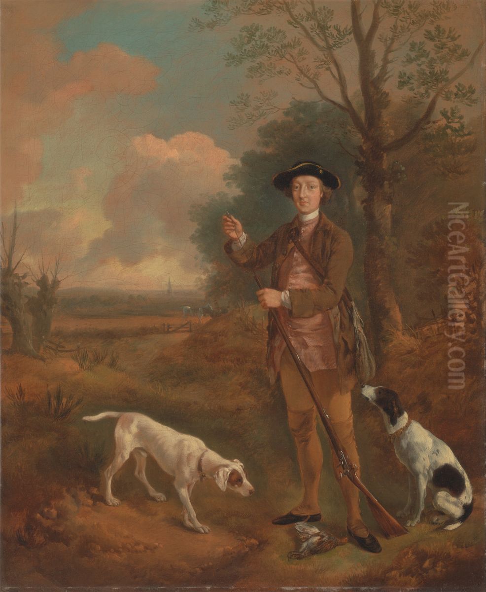 Major John Dade, of Tannington, Suffolk Oil Painting by Thomas Gainsborough