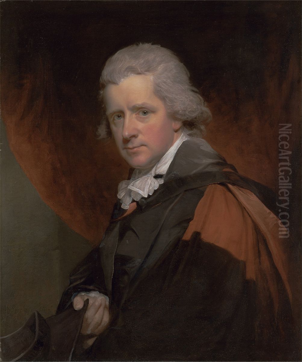 Reverend Dr. Charles Symmons Oil Painting by William Beechey