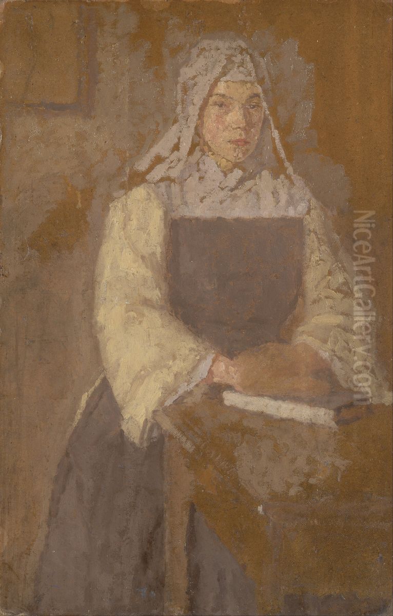 The Nun Oil Painting by Gwen John