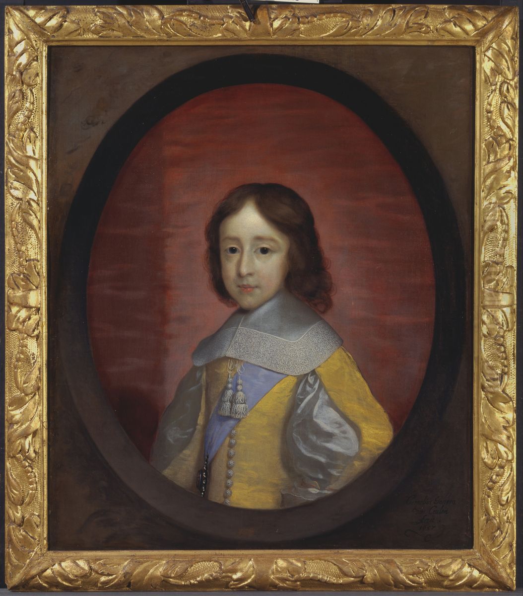 William III, Prince of Orange, as a child Oil Painting by Cornelis Janssens van Ceulen