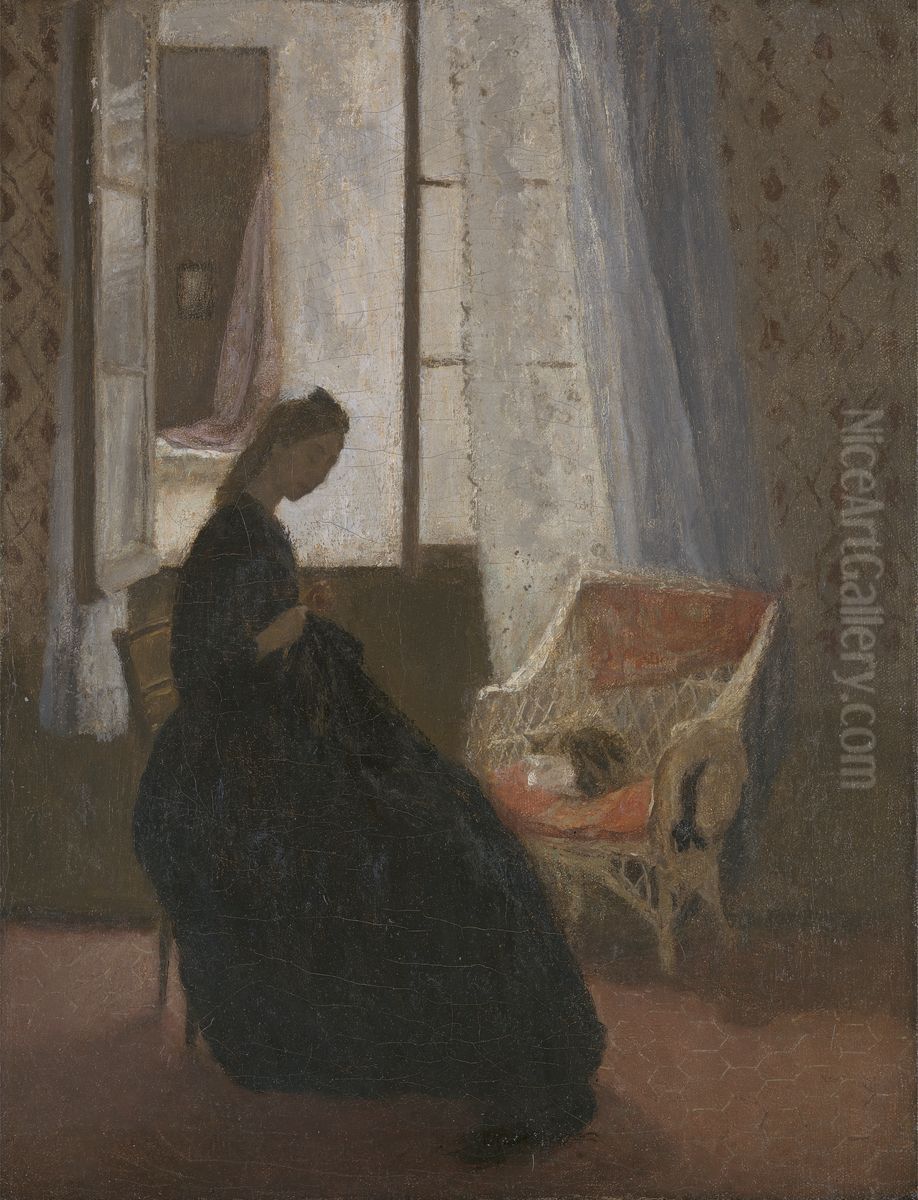 La chambre sur la cour Oil Painting by Gwen John