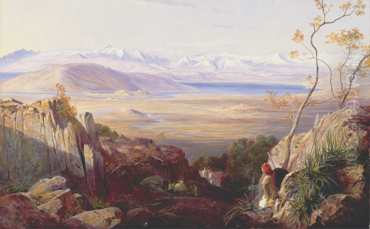 Butrinto, Albania Oil Painting by Edward Lear