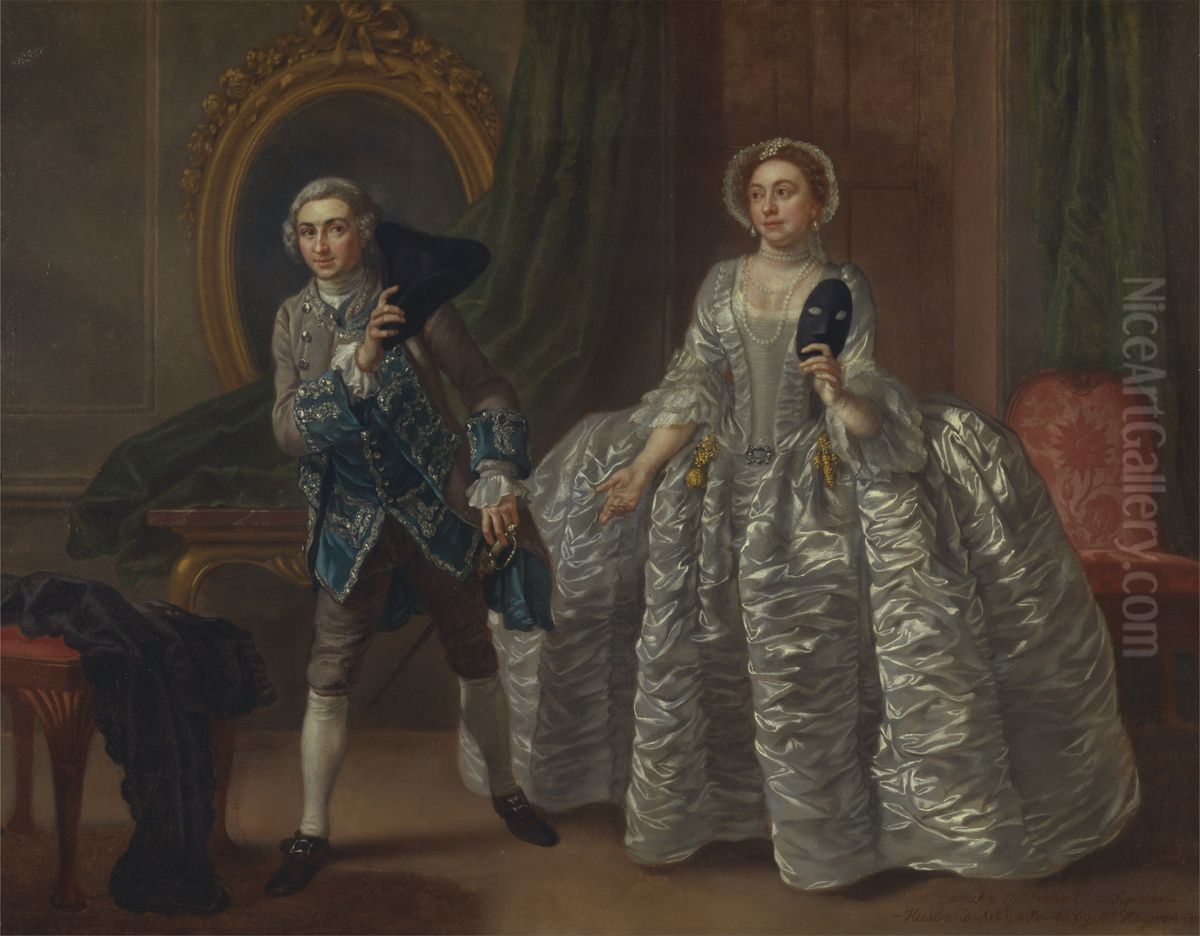 David Garrick and Mrs. Pritchard in Benjamin Hoadley's 