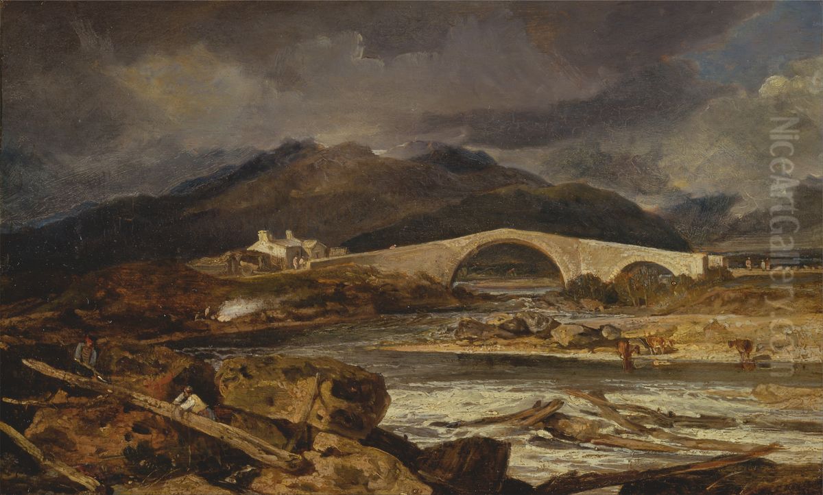 Tummel Bridge, Perthshire Oil Painting by J. M. W. Turner