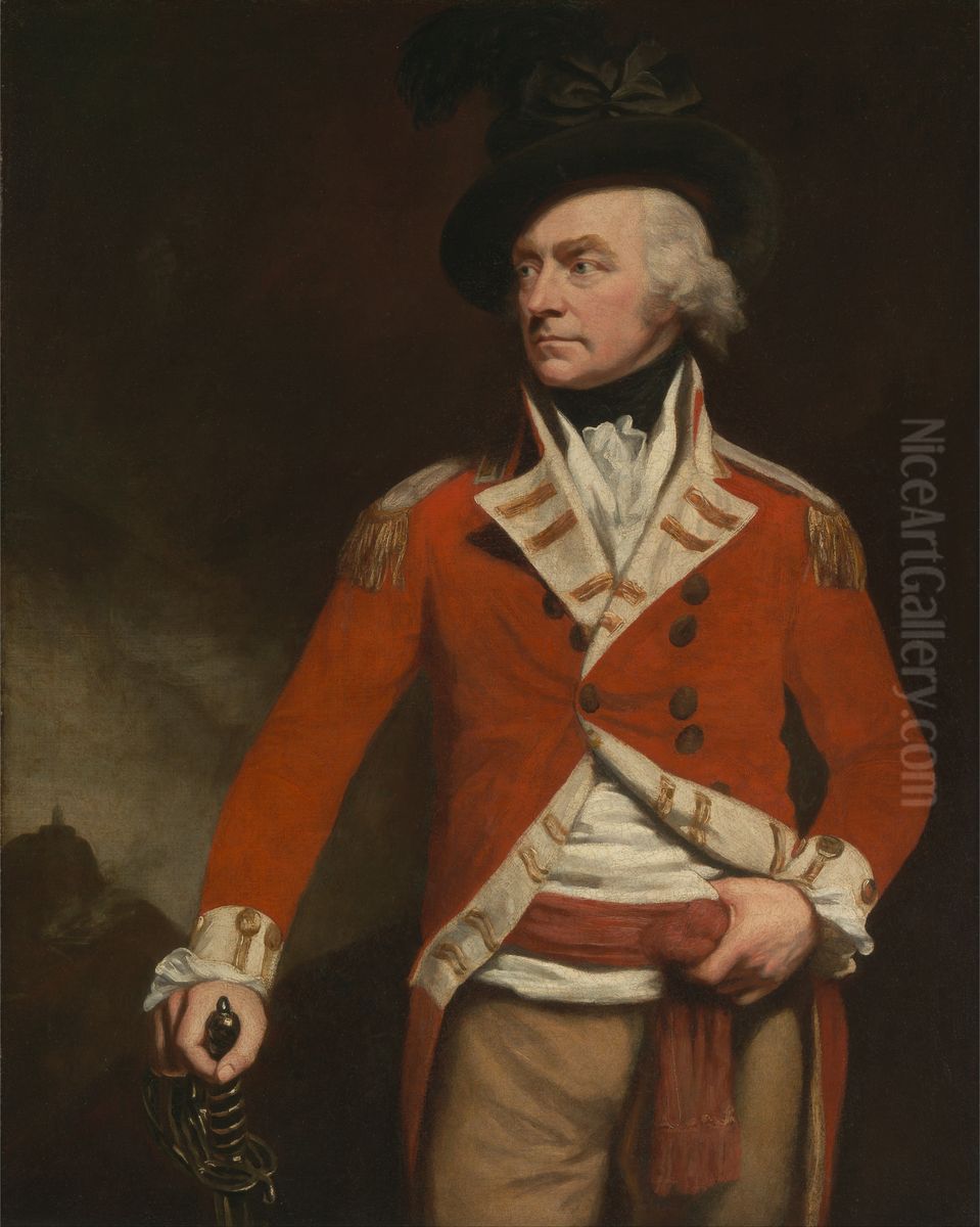 An Officer in the East India Uniform of the 74th (Highland) Regiment, Previously Called Colonel Donald Macleod Oil Painting by John Opie